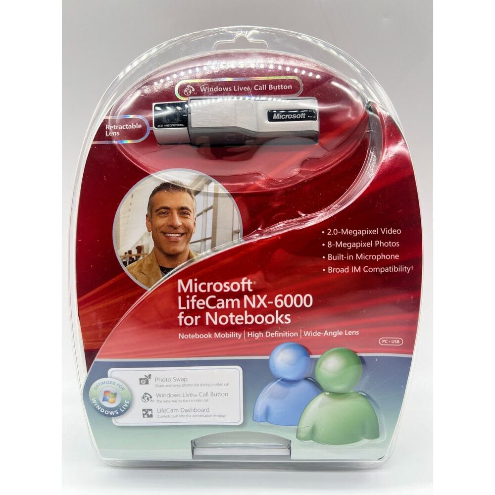 Microsoft LifeCam NX-6000 Web Cam **New and Sealed**